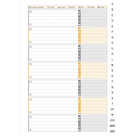 Oxford INTERNATIONAL Addressbook, ft A5, 144 pages