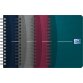 Oxford Office Essentials carnet de notes, 180 pages, ft 9 x 14 cm, quadrillé 5 mm, couleurs assorties