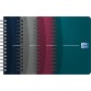 Oxford Office Essentials carnet de notes, 180 pages, ft 9 x 14 cm, quadrillé 5 mm, couleurs assorties