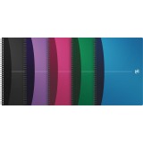 Oxford Office Urban Mix spiral-bound notebook, 180 pages, A4 size, 5 mm grid
