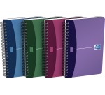 Oxford Office Urban Mix notitieboekje, 180 bladzijden, ft 11 x 17 cm, geruit 5 mm, geassorteerde kleuren