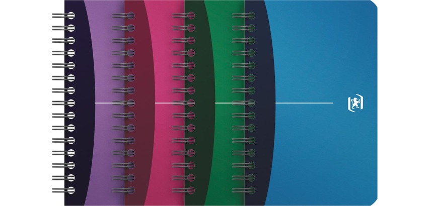 Oxford Office Urban Mix carnet de notes, 180 pages, ft 11 x 17 cm, quadrillé 5 mm, couleurs assorties