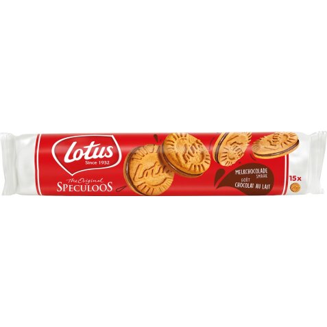 Lotus speculoos fourrés, 150 g, crème au chocolat, paquet de 9 rouleaux