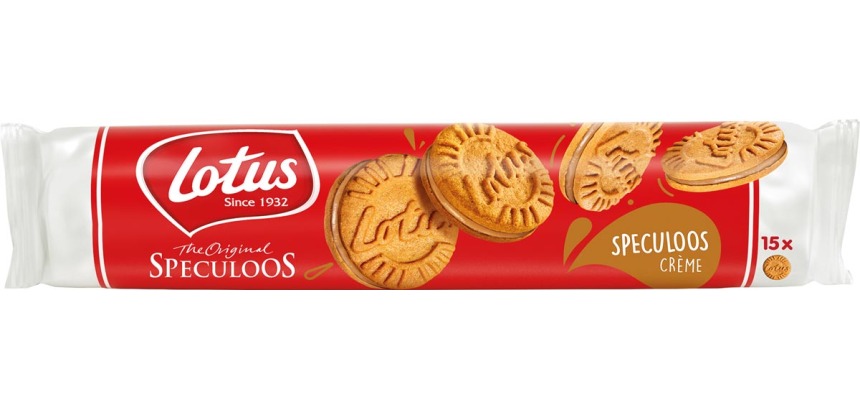 Biscuits Lotus Biscoff sandwich crème spéculoos 15 pièces