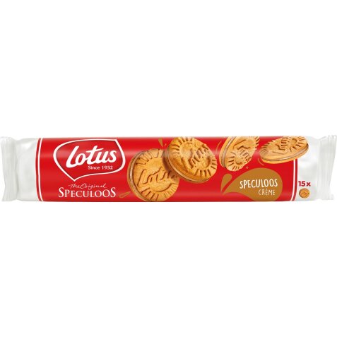 Lotus gevulde speculoos, 150 g, speculooscrème, pak van 9 rollen