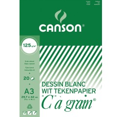DE_BLOC DESSIN C A GRAIN A3 125g