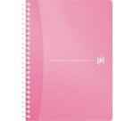 Oxford Office My Colours cahier à reliure spirale, 180 pages, ft A5, ligné, couleurs assorties