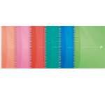 Oxford Office My Colours spiral-bound notebook, 180 pages, A4 size, 5 mm squared, assorted colors