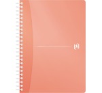 Oxford Office My Colours cahier à reliure spirale, 180 pages, ft A5, quadrillé 5 mm, couleurs assorties