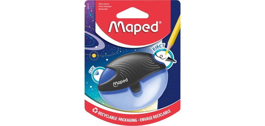 Maped Galactic Pencil Sharpener on Blister Pack