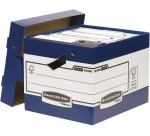 Bankers Box boîte à archives, format 33,3 x 29,2 x 40,4 cm, bleu