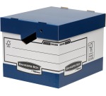 Bankers Box boîte à archives, format 33,3 x 29,2 x 40,4 cm, bleu