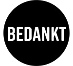 KP etiket "Bedankt", diameter 40 mm, rol van 250 stuks