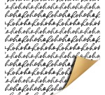 KP geschenkpapier Black & Gold, 70 cm x 2 m, geassorteerde kleuren