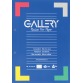 Gallery cursusblok, ft A4, 80 g/m², 2-gaatsperforatie, gelijnd, 100 vel