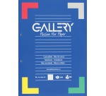 Gallery cursusblok, ft A4, 80 g/m², 2-gaatsperforatie, geruit 5 mm, 100 vel