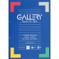 Gallery bloc de cours, quadrillé commercial, papier de 80 g/m²