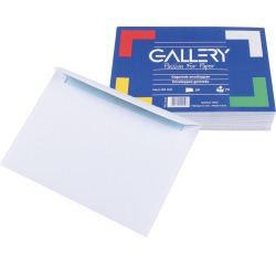 Gallery enveloppen ft 114 x 162 mm, gegomd, pak van 50 stuks