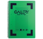 Gallery Traditional spiraalschrift ft A4, geruit 5 mm, geassorteerde kleuren, 160 bladzijden