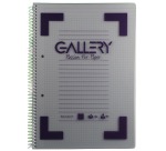 Gallery Traditional spiraalschrift ft A4, geruit 5 mm, geassorteerde kleuren, 160 bladzijden