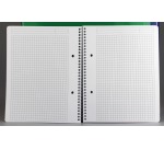 Gallery Traditional spiraalschrift ft A4, geruit 5 mm, geassorteerde kleuren, 160 bladzijden