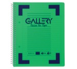 Gallery Traditional spiraalschrift ft A5, gelijnd, geassorteerde kleuren, 160 bladzijden