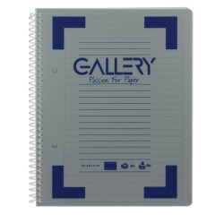 Gallery Traditional spiraalschrift ft A5, gelijnd, geassorteerde kleuren, 160 bladzijden