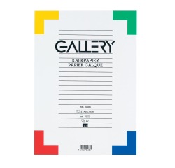 Gallery kalkpapier, ft 21 x 29,7 cm (A4), blok van 20 vel