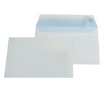 Gallery enveloppes, ft 114 x 162 mm (C6), bande adhésive, intérieur bleu