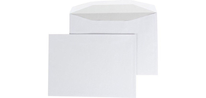 Gallery enveloppen ft 156 x 220 mm, stripsluiting, binnenzijde grijs, doos van 500 stuks