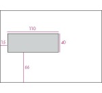 Galerie Umschläge, Format 156 x 220 mm, Klebestreifen, Fenster links (Format 40 x 110 mm)