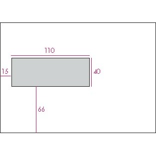 Gallery enveloppen ft 156 x 220 mm, venster links, stripsluiting, binnenzijde grijs, 500 stuks