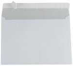 Gallery envelopes, size 156 x 220 mm, adhesive strip, right window (size 40 x 110 mm)