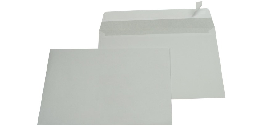 Gallery Ft 162 x 229 mm (C5) adhesive strip, gray interior