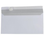 Gallery enveloppes ft 110 x 220 mm (DL) bande adhésive, fenêtre à gauche (ft 30 x 100 mm)  (boîte dist...