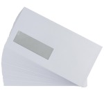 Gallery enveloppes ft 110 x 220 mm (DL) bande adhésive, fenêtre à gauche (ft 30 x 100 mm)  (boîte dist...