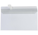 Gallery enveloppen ft 110 x 220 mm, venster rechts, stripsluiting, doos van 500 stuks
