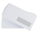 Gallery enveloppen ft 110 x 220 mm, venster rechts, stripsluiting, doos van 500 stuks