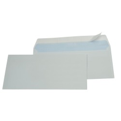 Gallery enveloppen ft 114 x 229 mm, stripsluiting, doos van 500 stuks