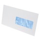 Gallery enveloppes, ft 114 x 229 mm, bande adhésive, fenêtre à droite (ft 40 x 110 mm)