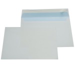 Gallery envelopes, Size 162 x 229 mm (C5), adhesive strip, blue interior