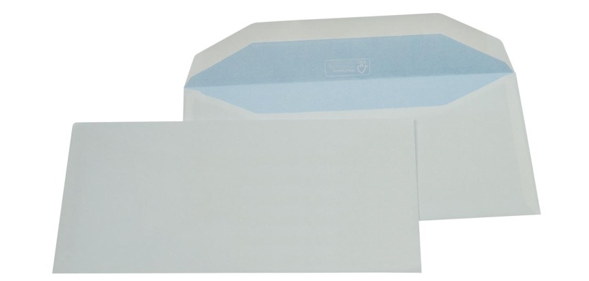Gallery enveloppes, ft 114 x 229 mm, gommée, sans fenêtre