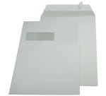 Gallery envelopes ft 229 x 324 mm (C4) adhesive strip, left window (ft 40 x 110 mm)