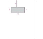 Gallery envelopes ft 229 x 324 mm (C4) adhesive strip, left window (ft 40 x 110 mm)