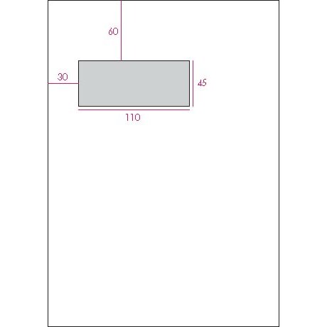 Gallery enveloppen ft 229 x 324 mm, venster links, stripsluiting, binnenzijde grijs, doos van 250 stuks