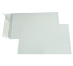 Gallery enveloppen ft 162 x 229 mm, stripsluiting, binnenzijde grijs, doos van 500 stuks