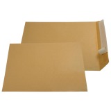 Gallery enveloppen ft 230 x 310 mm, stripsluiting, bruine kraft, doos van 250 stuks