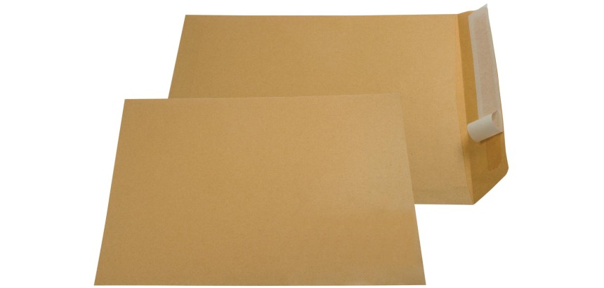 Gallery Pochettes kraft, ft 230 x 310 mm, bande adhésive, boîte de 250 pièces