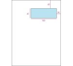 Gallery envelopes, 230 x 310 mm, adhesive strip, window on the right