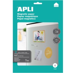 Apli papier aimanté, paquet de 3 feuilles